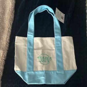 Blue and White Tote Bag